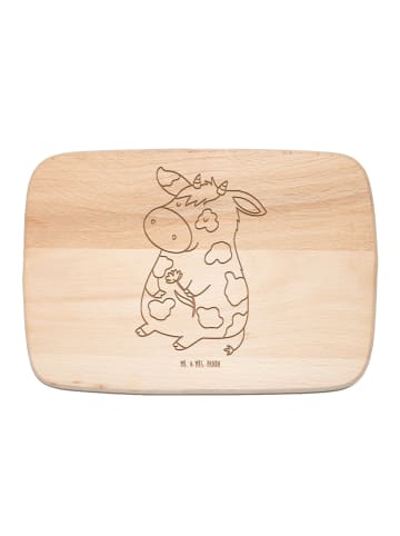Mr. & Mrs. Panda Holzbrett Kuh ohne Spruch in Transparent