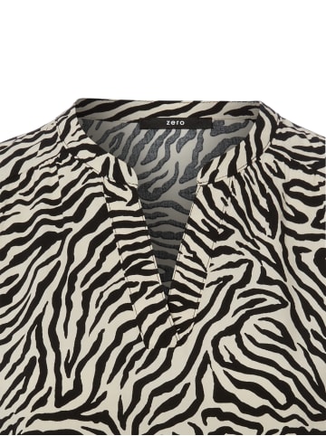 Zero  Schlupfbluse in beige schwarz