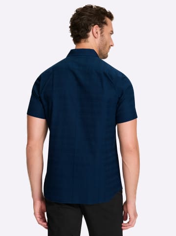 WITT WEIDEN Kurzarm-Hemd in dunkelblau