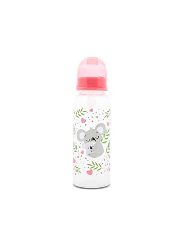 BABY CARE Babyflasche Simple 250ml Tiere in rosa