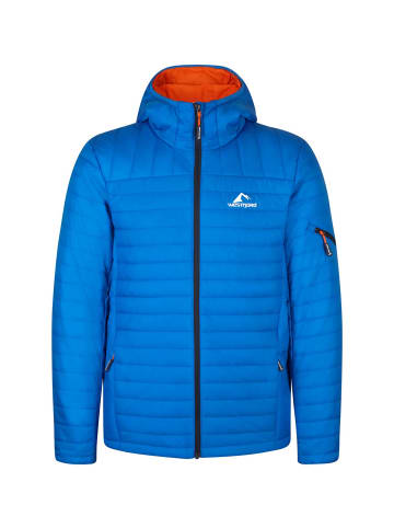 Westfjord Steppjacke "Hekla" in Oceanblau/Orange