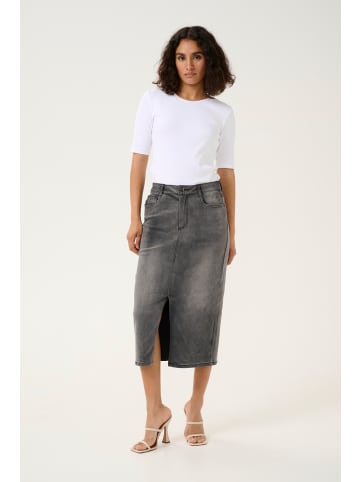 Kaffe Denimrock KAsinem Regular fit in Medium Grey Denim