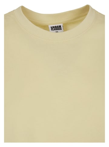 Urban Classics Cropped T-Shirts in softyellow