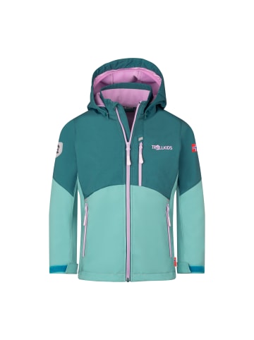 Trollkids Softshelljacke Balestrand in midnight petrol