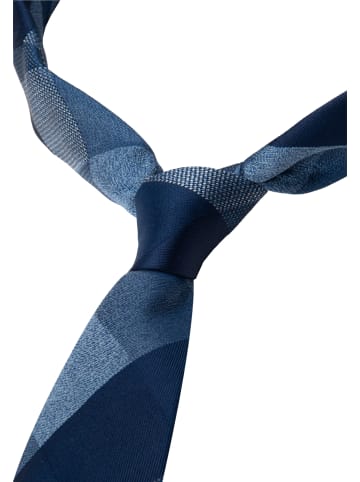 Seidensticker Krawatte Breit (7cm) in Mittelblau
