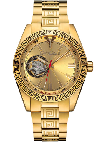 Carlo Colucci Dreizeiger Automatik Duregon in Gold