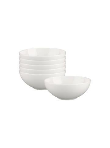 Villeroy & Boch 6er Set Dessertschalen White Pearl ø 13 cm weiß in weiß