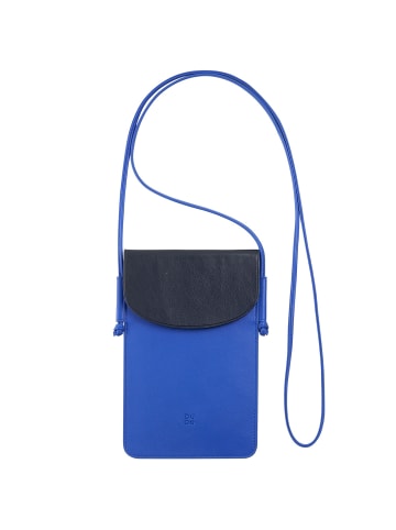 DuDu Handytasche Leder 12 cm in navy