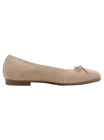 Tamaris WIDE FIT Ballerina in BEIGE SUEDE