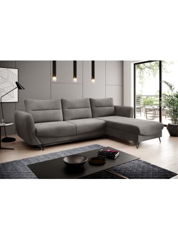 MF Design Sonic Recamiere Rechts in Mausgrau -  (L) 276 x (B) 276 x (H) 100 cm