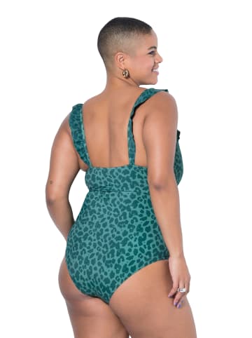 Studio Untold Badeanzug in mattgrün