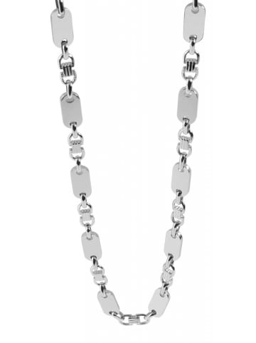 Adeliás Adeliás Unisex Edelstahl Halskette in silber