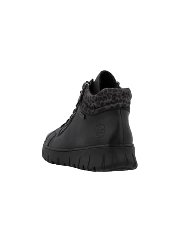 rieker Sneaker Montante aus Leder Odeon Schwarz