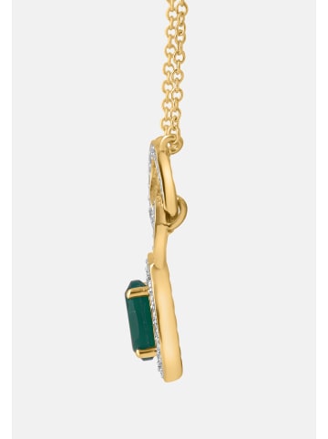 Diamant Exquis Halskette aus 585 Gelbgold mit Diamant