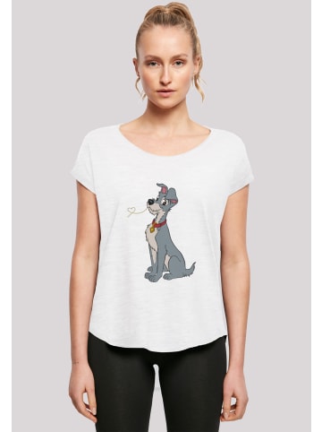 F4NT4STIC Long Cut T-Shirt Susi und Strolch Spaghetti Heart in weiß