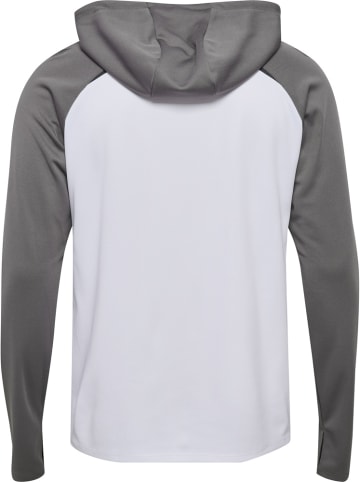 Hummel Trainingsjacke "Lead 2.0 Zip Hoodie" in Weiß