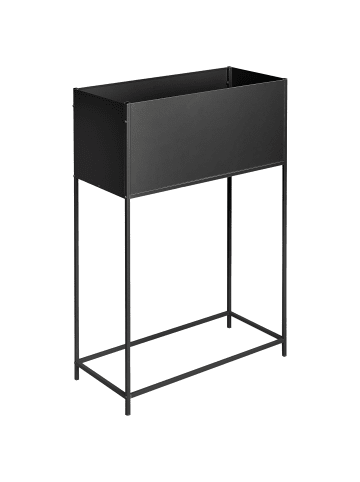 Beliani Indoor Blumentopf TAPIEN in Schwarz - (W) 70 x (H) 100 x (L) 30 cm