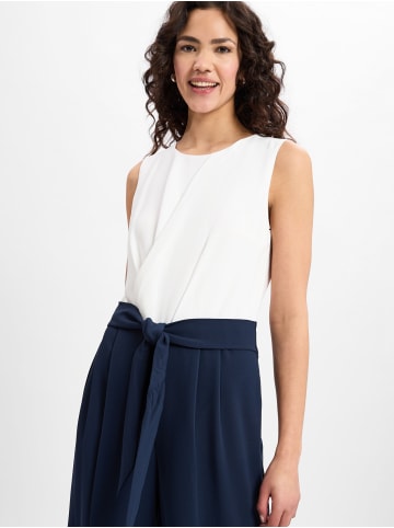 BETTY & CO Jumpsuit in marine weiß