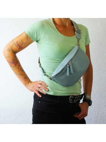 Florence Leder Gürteltasche Florence Tasche blau, mehrfarbig ca. 25cm