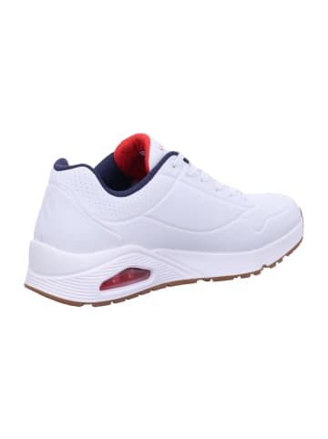 Skechers Lowtop-Sneaker UNO - STAND ON AIR in white/navy/red