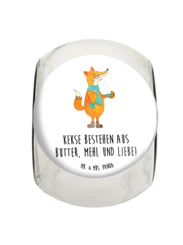 Mr. & Mrs. Panda Vorratsbehälter Fuchs Keks mit Spruch in Weiß