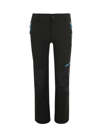 Trollkids Softshell-Hose "Lysefjord" in Schwarz / Mittelblau