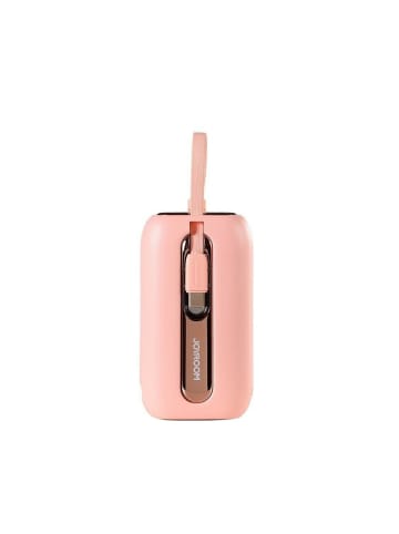 COFI 1453 Joyroom Powerbank 10000mAh Colorful Series 22.5W mit 2 integrierten in Rosa