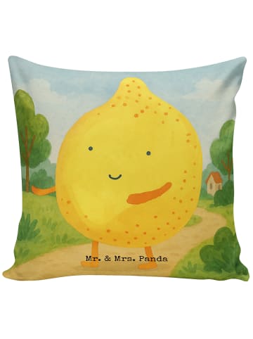 Mr. & Mrs. Panda kuschelkissen 40x40 Beste Freunde Zitrone Desig... in Weiß