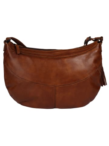 SPIKES & SPARROW Umhängetasche in cognac