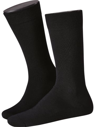 Kunert Wolle Socken 1 Paar in schwarz