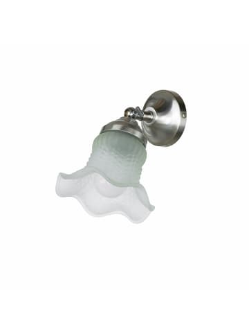 Licht-Erlebnisse Spot Strahler (B)12.8 x (H)18 cm in Silber satiniert