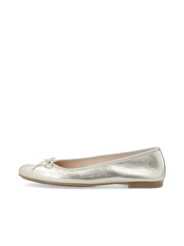 Bianco Ballerinas in Gold