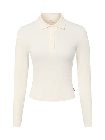 Levi´s Langarm-Poloshirt in ecru