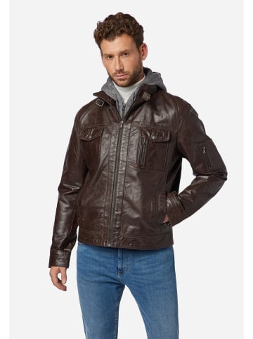 Ricano Lederjacke Rex in Braun