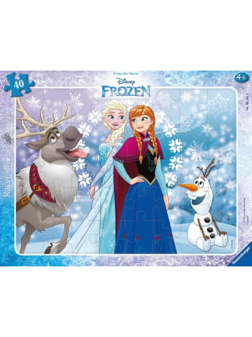 Ravensburger Ravensburger Kinderpuzzle - 06141 Anna und Elsa - Rahmenpuzzle für Kinder ab...