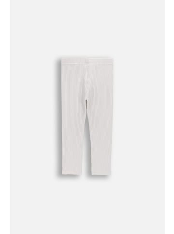 Coccodrillo Gerippte Leggings mit langem Bein in grau