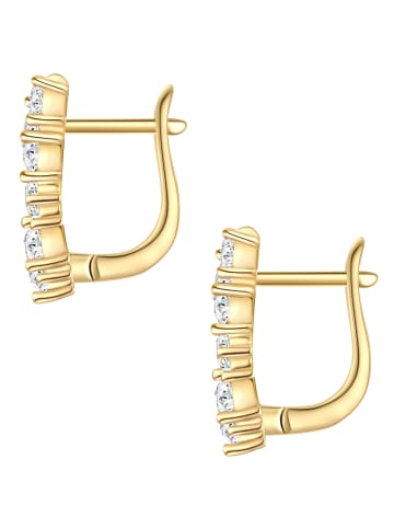 Rafaela Donata Ohrringe aus Sterling Silber mit Zirkonia in gelbgold