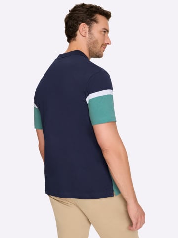 WITT WEIDEN Kurzarmshirt in marine-salbei