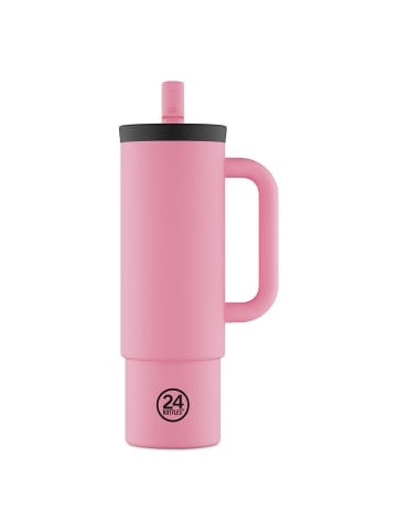 24Bottles Straw Trinkbecher 800 ml in flamingo