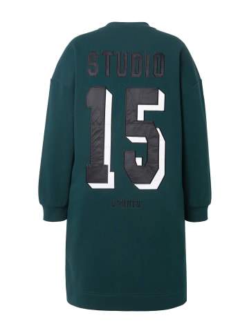 Studio Untold Jerseykleid in mitternachtsgrün