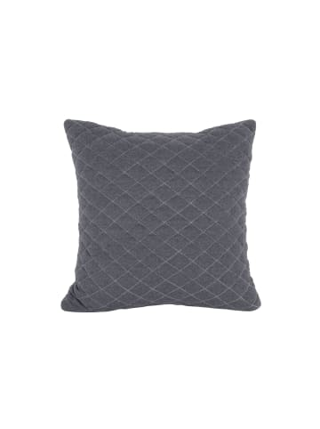 Present Time Kissen Diamonds Quilted - Grau - 45x45x15cm