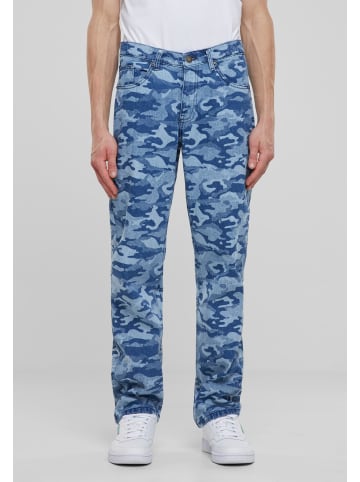 Urban Classics Urban Classics Cargo-Hosen in bluelasercamo