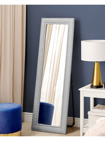 Beliani Standspiegel LOCRONAN in Grau - (W) 50 x (H) 150 x (L) 33 cm