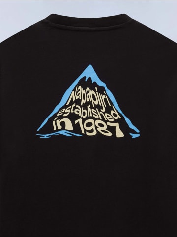 Napapijri T-Shirt S-TEE SS in Black Beauty