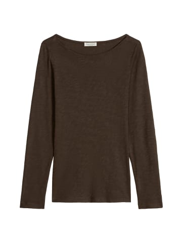 Marc O'Polo U-Boot-Longsleeve regular in Burnt Coffee