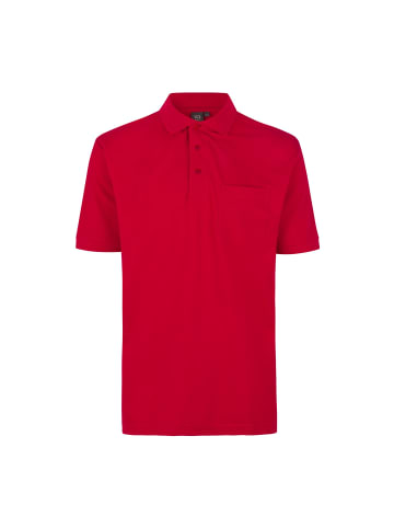 PRO Wear by ID Polo Shirt brusttasche in Rot