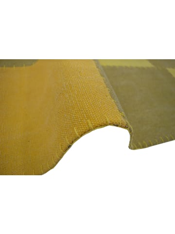 Kayoom Kurzflor Teppich Lyrical 110 in multi - gelb - rechteckig