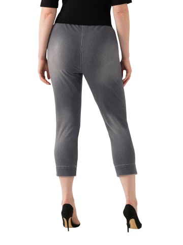 Ulla Popken Hosen in hellgrau mélange