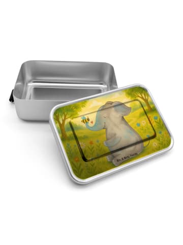 Mr. & Mrs. Panda Lunchdose Elefant Biene Design ohne Spruch in Weiß