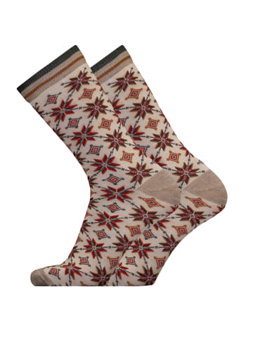 UphillSport Socken 'AUTUMN STAR' 2er Pack in Sand